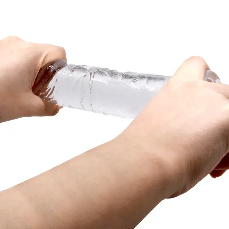 Đồ chơi tình dục trong suốt mềm mại đế hít tiện dụng DV55N