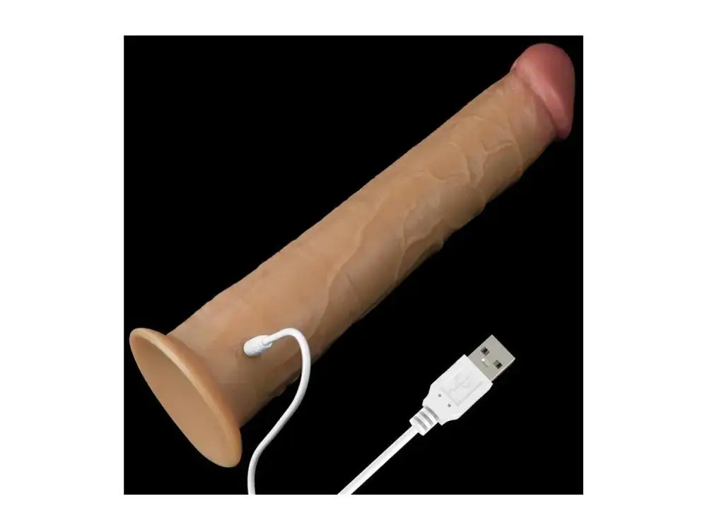 Đồ chơi người lớn DV55P 8 inch silicon cao cấp rung ngoáy pin sạc