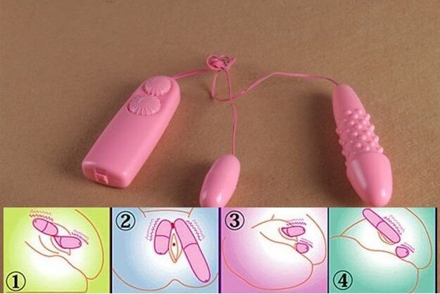 DC04C trứng rung 2 đầu gai siêu sướng tăng khoái cảm hấp dẫn