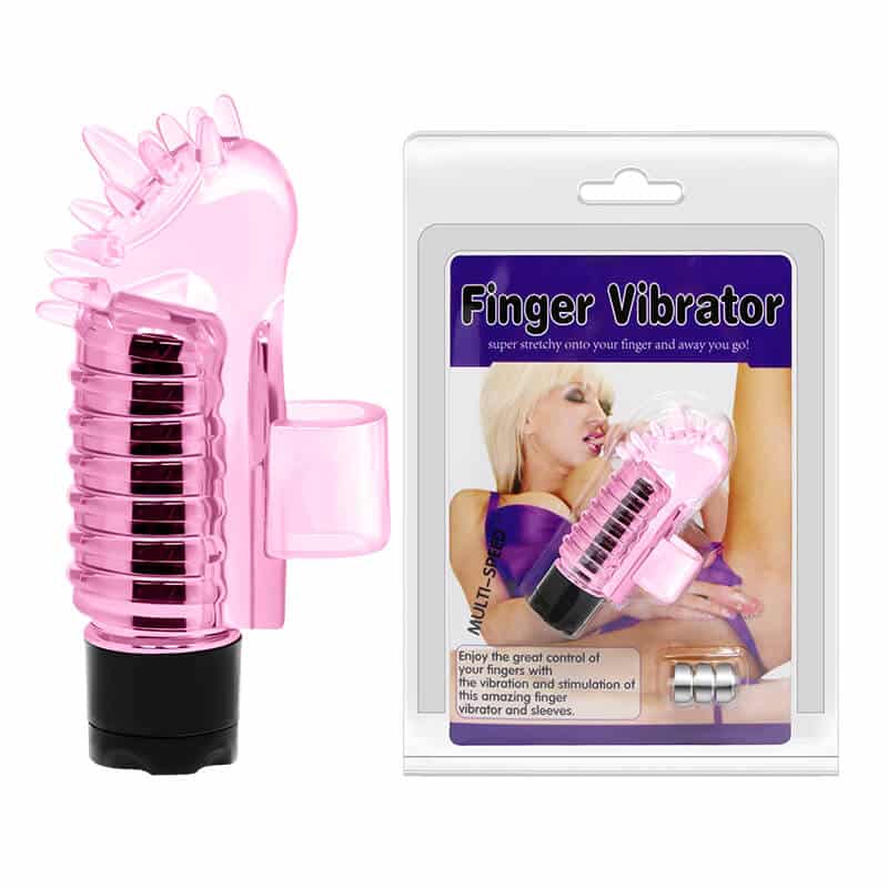 DC10D Powerful Silicone Finger Vibrator Stimulate Intense
