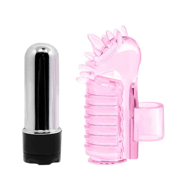 DC10D Powerful Silicone Finger Vibrator Stimulate Intense
