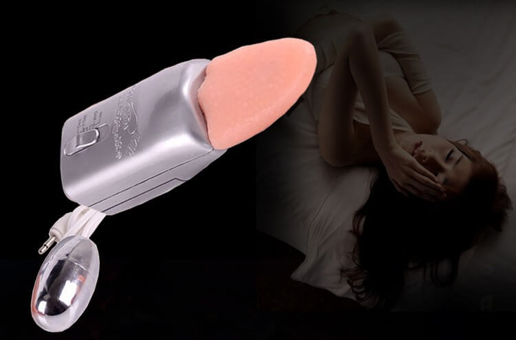 DC22C Lưỡi rung trứng kích thích âm vật phụ nữ mê sảng, đồ chơi tình dục