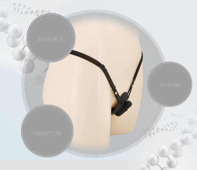 Small Butterfly Vibrator with Adjustable Strap for Clitoral Play