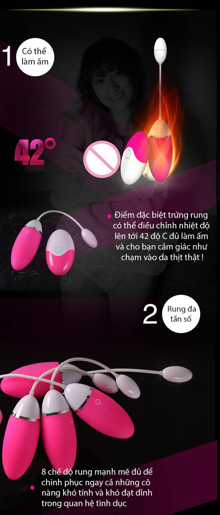 EG12 Trứng rung tình dục điều khiển từ xa cao cấp kích thích khoái cảm