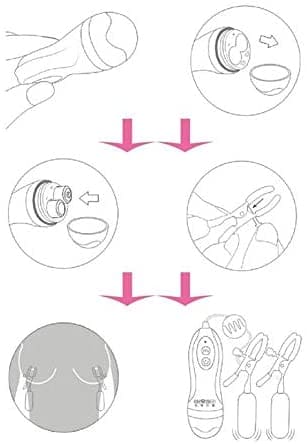 EG18 Trứng rung đôi kẹp âm vật kẹp vú siêu phê kích thích