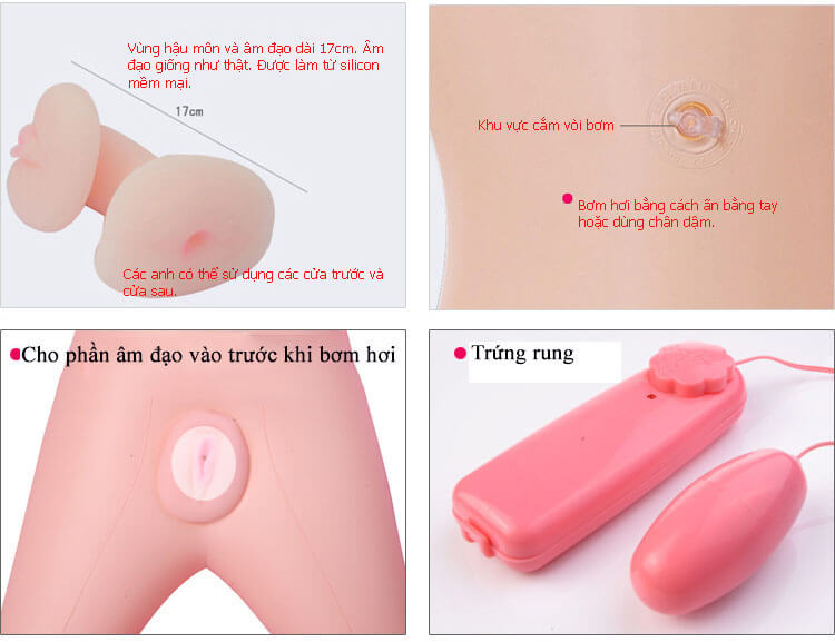 Búp bê tình dục bơm hơi BB11 giá rẻ thoả mãn sinh lý nam giới