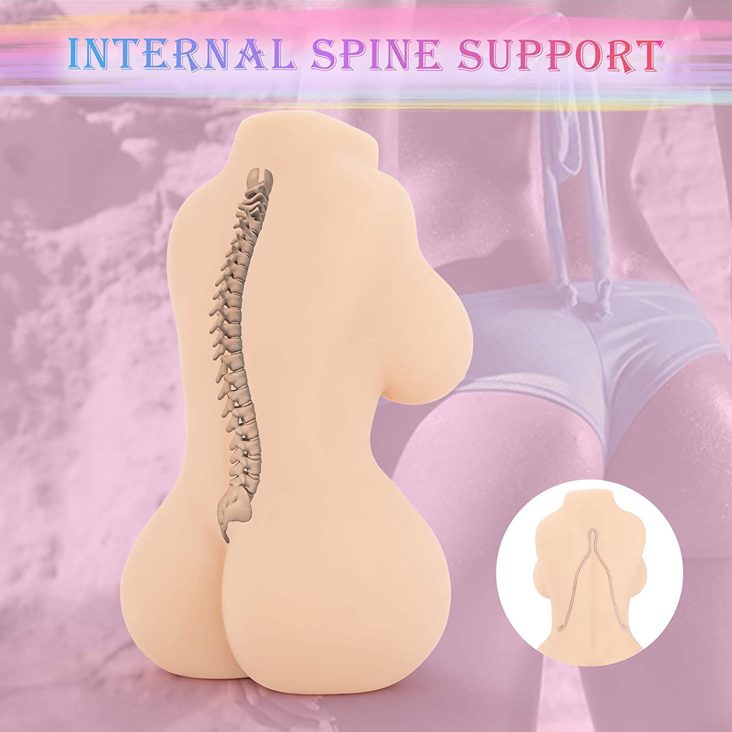 BB12C Búp bê tình dục bán thân silicon mềm mại se khít