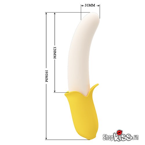 Dương vật giả ngụy trang quả chuối Banana Geek kích thích điểm G nơi sâu