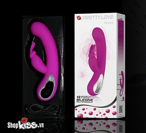  Thông tin Dụng cụ massage điểm G và âm vật Pretty Love Webb hàng mới về