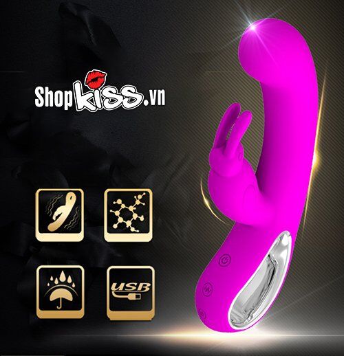 Pretty Love Webb G-Spot Clitoral Silicone Vibrator Purple