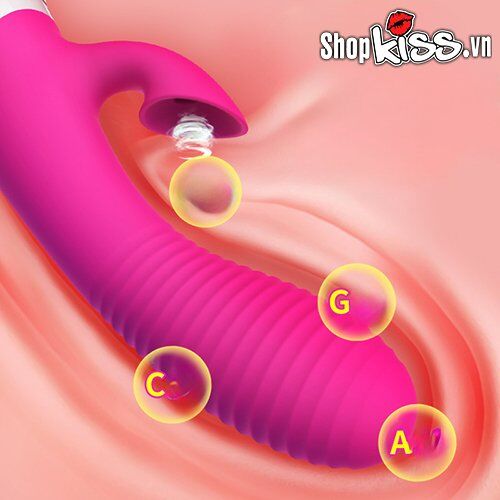 Máy massage Omysky đa năng rung bú mút sưởi ấm kích thích điểm G