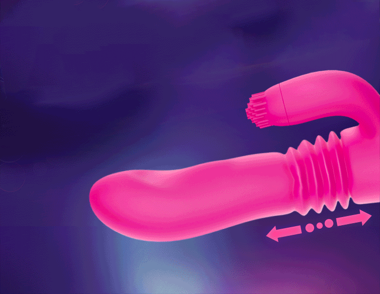 Đồ chơi tình dục nữ đa năng rung thụt xoay liếm kích thích mạnh