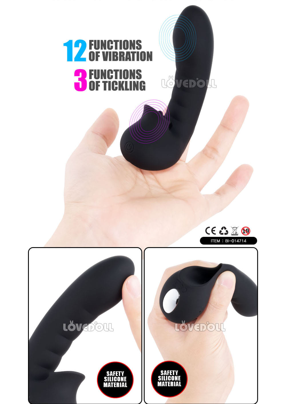 MS14D ngón tay rung kích thích điểm G làm phụ nữ mê đắm