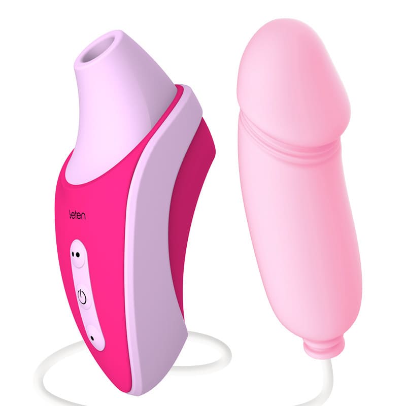 Máy rung bú mút mini kèm trứng rung cực phê