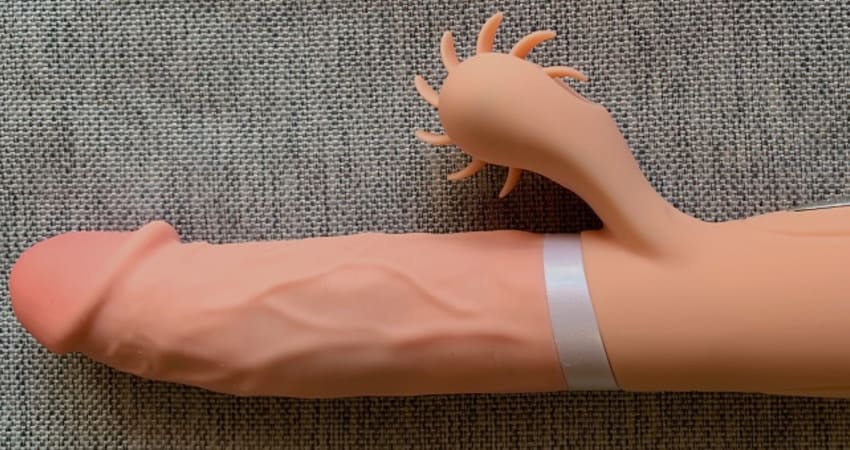 DV44S Dương vật giả tự động rung thụt liếm, kích thích cực đỉnh