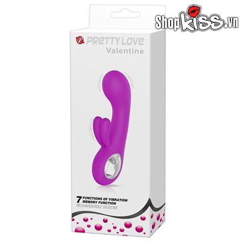 Máy massage Pretty Love Valentine – Kích thích điểm G, âm vật, ghi nhớ