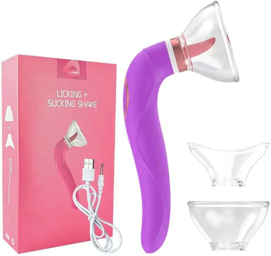 Máy bú liếm rung kích thích đa điểm cho nữ