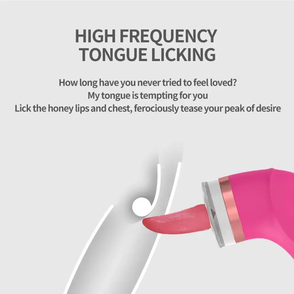 Máy bú liếm rung kích thích đa điểm cho nữ