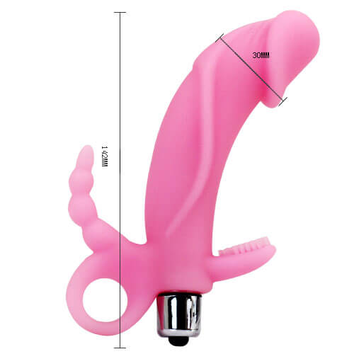 DV10 dương vật giả nhỏ xinh rung nhẹ an toàn silicone cao cấp