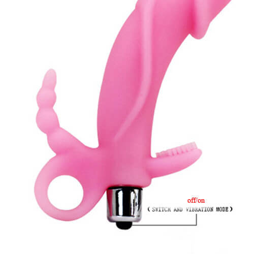 DV10 dương vật giả nhỏ xinh rung nhẹ an toàn silicone cao cấp