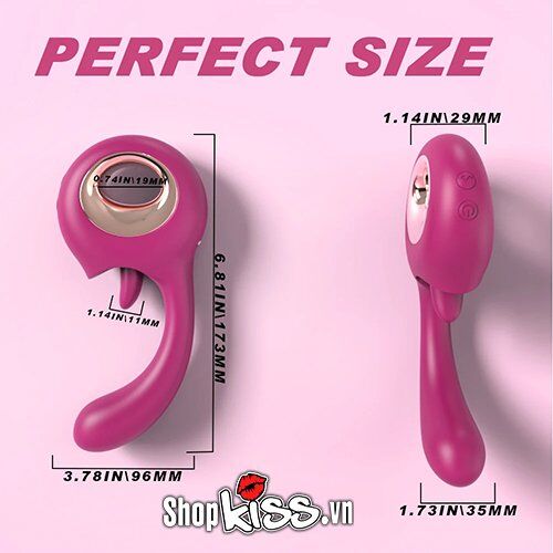 S-Hande Woo Purple G-Spot & Clitoral Massage Vibrator – High Intensity