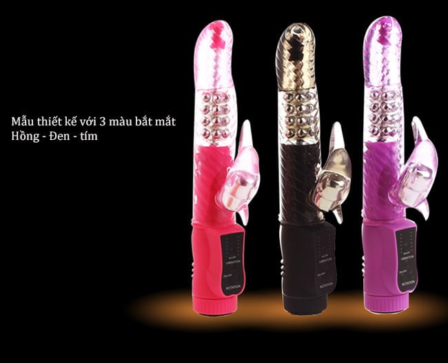 Dương Vật Giả Cao Cấp Rung Thụt Đa Năng Silicone Mềm