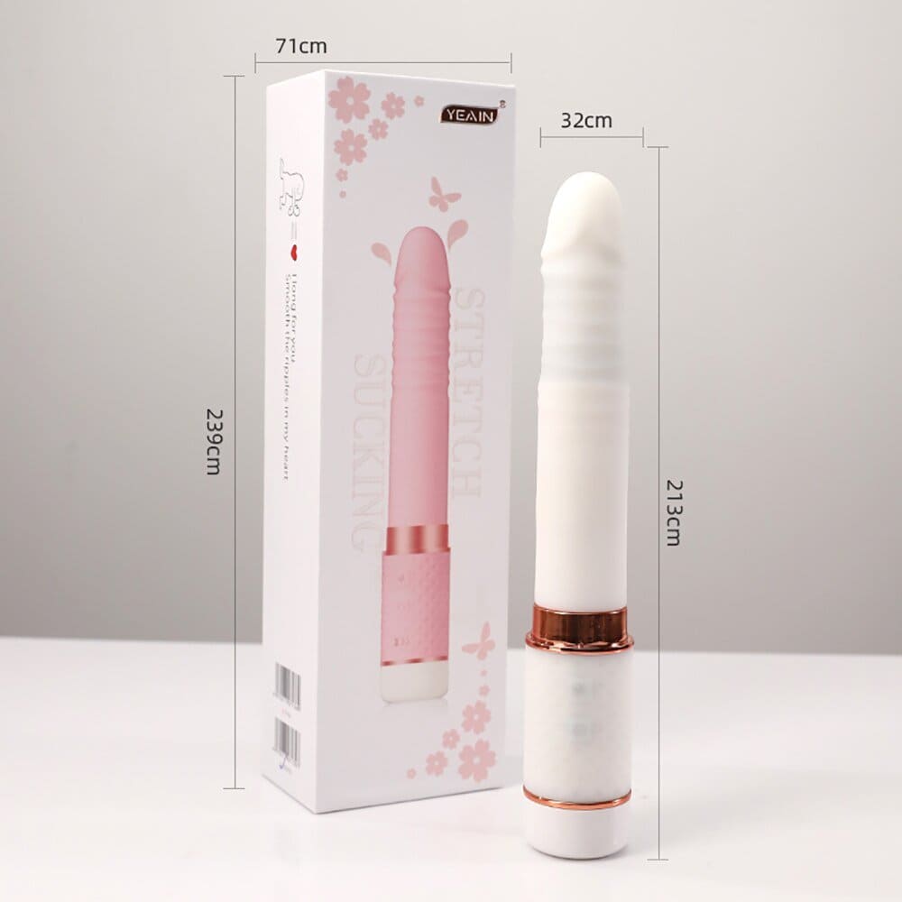 Máy Thủ Dâm Tự Động Dương Vật Giả Rung Thụt Làm Ấm 20cm Cho Nữ