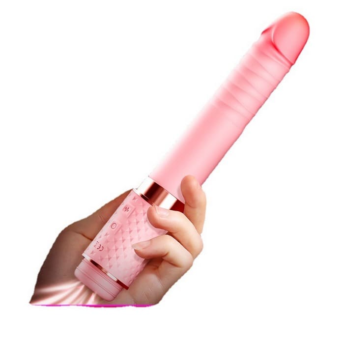 Máy Thủ Dâm Tự Động Dương Vật Giả Rung Thụt Làm Ấm 20cm Cho Nữ