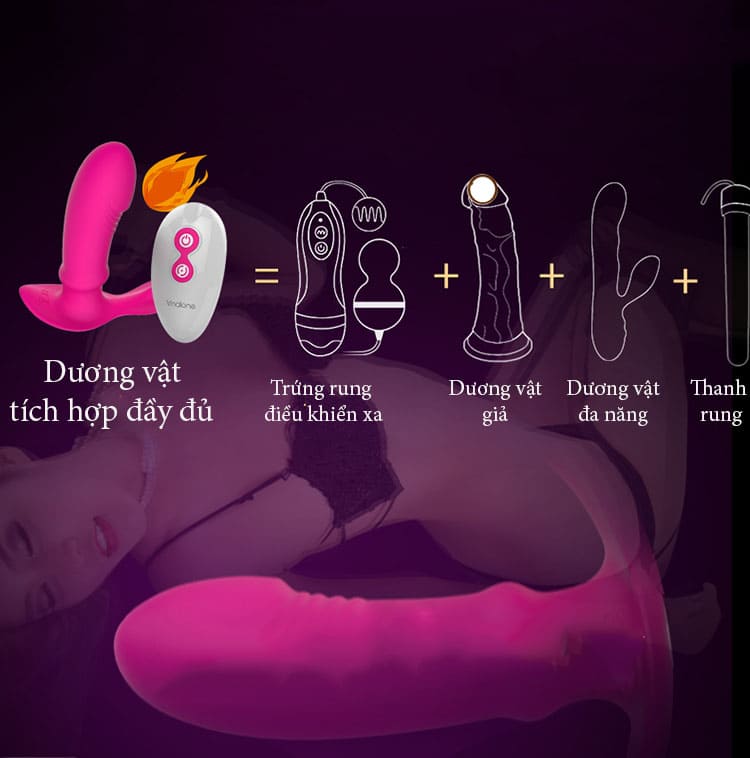 Dương Vật Giả Siêu Rung Sưởi Ấm Kích Thích Âm Đạo Sướng Ra Nước