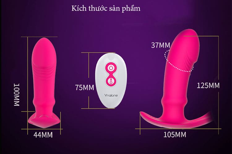 Dương Vật Giả Siêu Rung Sưởi Ấm Kích Thích Âm Đạo Sướng Ra Nước