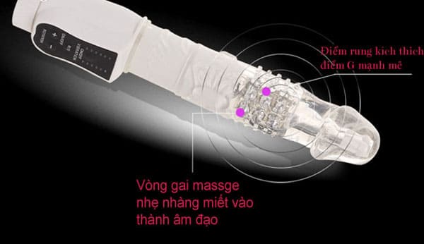 Dương vật giả rung kích thích âm đạo điểm G đa cấp cao cấp