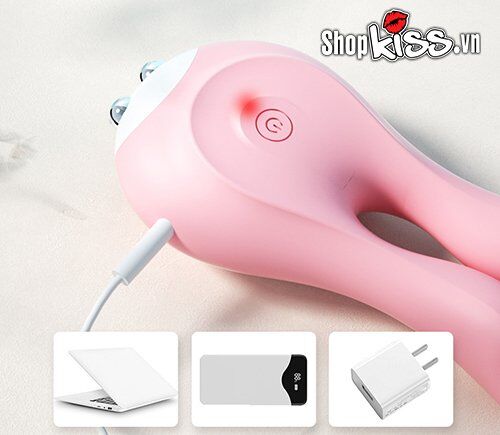 Máy rung Lilo tai thỏ cao cấp massage điểm G kích thích cực đỉnh