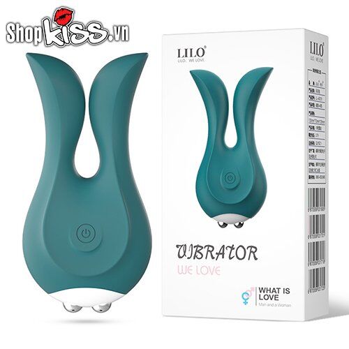 Máy rung cao cấp massage âm đạo âm vật tai thỏ Lilo dễ thương 