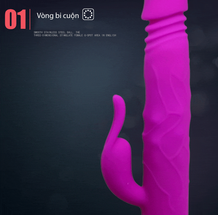 Dương Vật Giả Cao Cấp DV39D Thụt Rung Tự Động Giải Tỏa Sinh Lý Nam Nữ