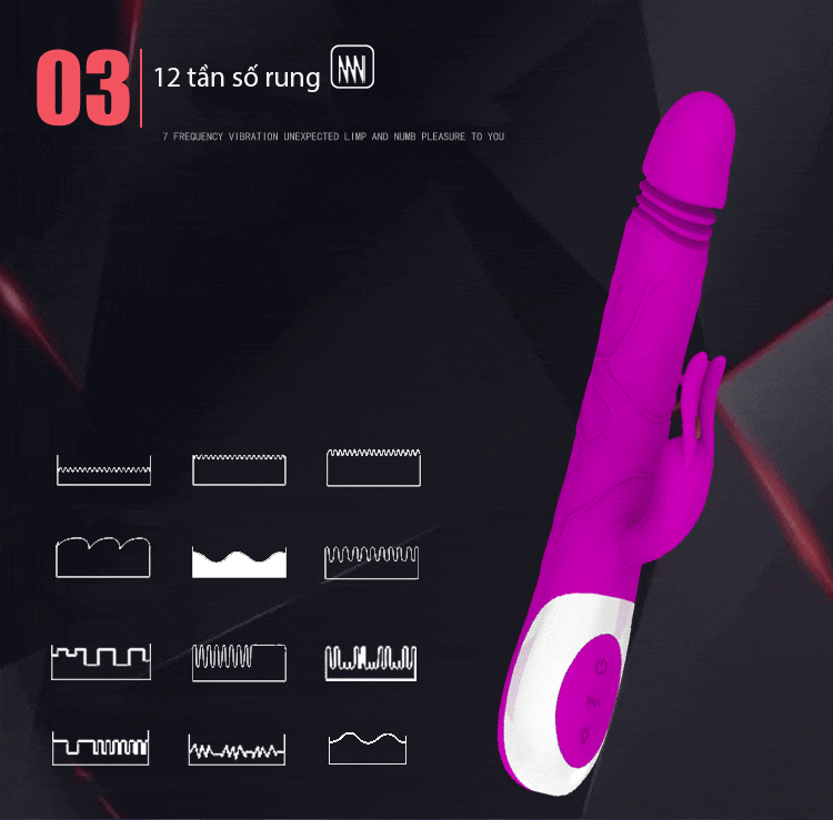 Dương Vật Giả Cao Cấp DV39D Thụt Rung Tự Động Giải Tỏa Sinh Lý Nam Nữ