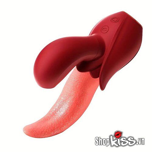  Nhập sỉ Dụng cụ massage điểm G và âm vật hình lưỡi liếm nhập khẩu