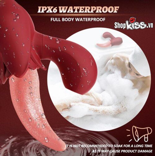  Nhập sỉ Dụng cụ massage điểm G và âm vật hình lưỡi liếm nhập khẩu