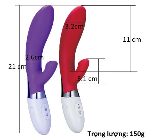 MS28 G-Spot Dual Vibrator for Powerful Female Stimulations