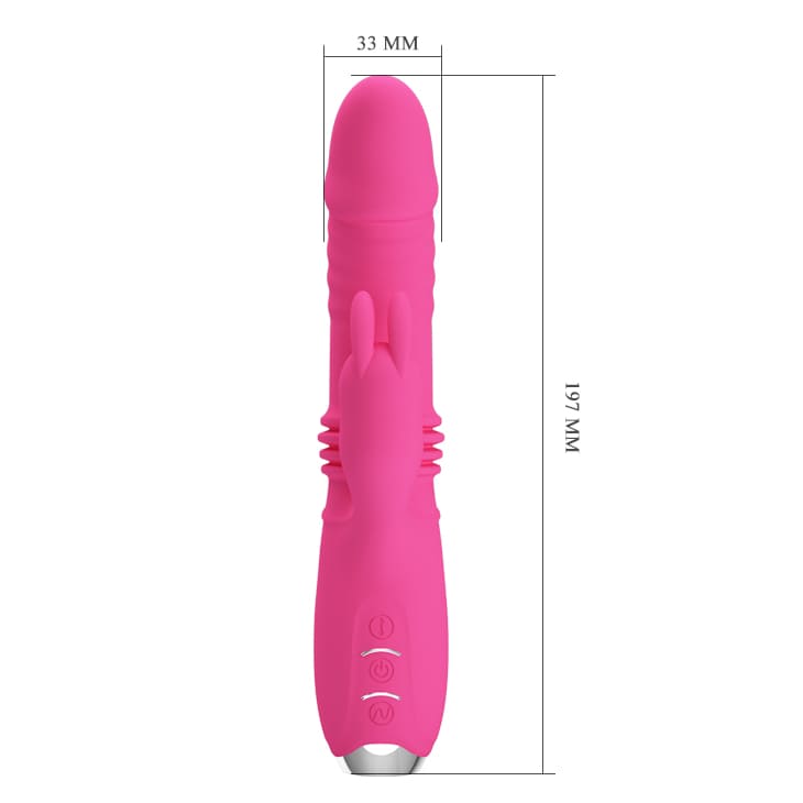 DV39H Dương vật giả rung thụt cao cấp an toàn cho nữ tự sướng