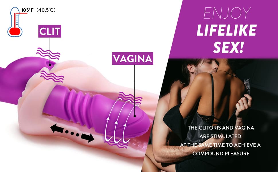 Dương vật giả rung thụt DV73 cao cấp cho nữ sung sướng thật