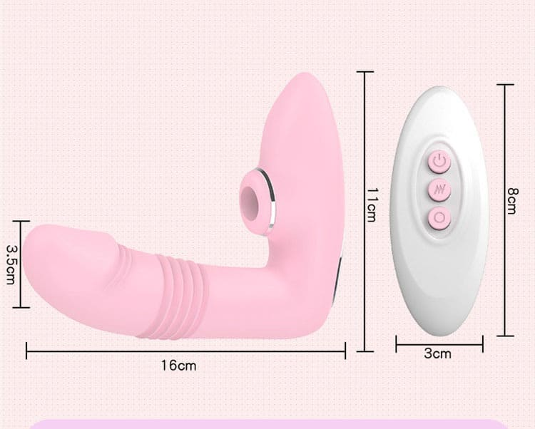 Quần lót rung điều khiển từ xa thụt bú mút cao cấp cho nữ