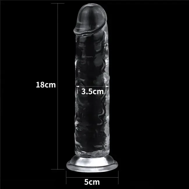 Cu giả trong suốt mềm mại cao cấp DV55M kích thích khoái cảm nữ