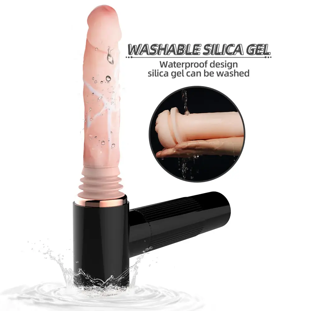 Dương vật giả tự động rung thụt DIBE DC50U 42°C sưởi ấm siêu phê