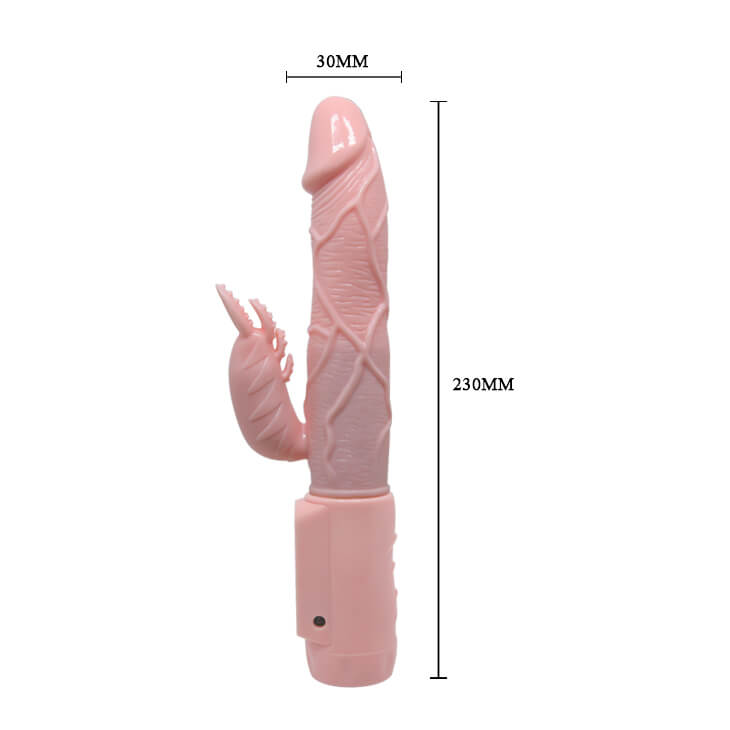 Dương vật giả DV13A rung xoay sưởi ấm âm đạo như thật