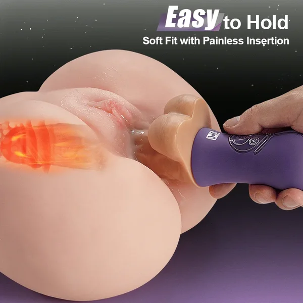 Dương vật giả silicon DV44B rung thụt tự động sưởi ấm mê ly