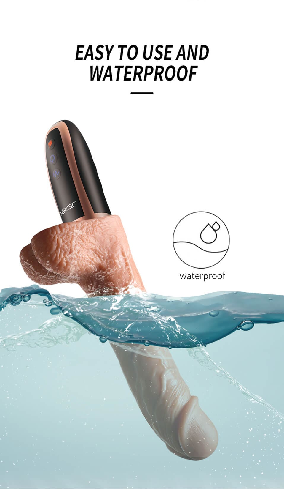 Dildo rung thụt DV44T đa chức năng kích thích G