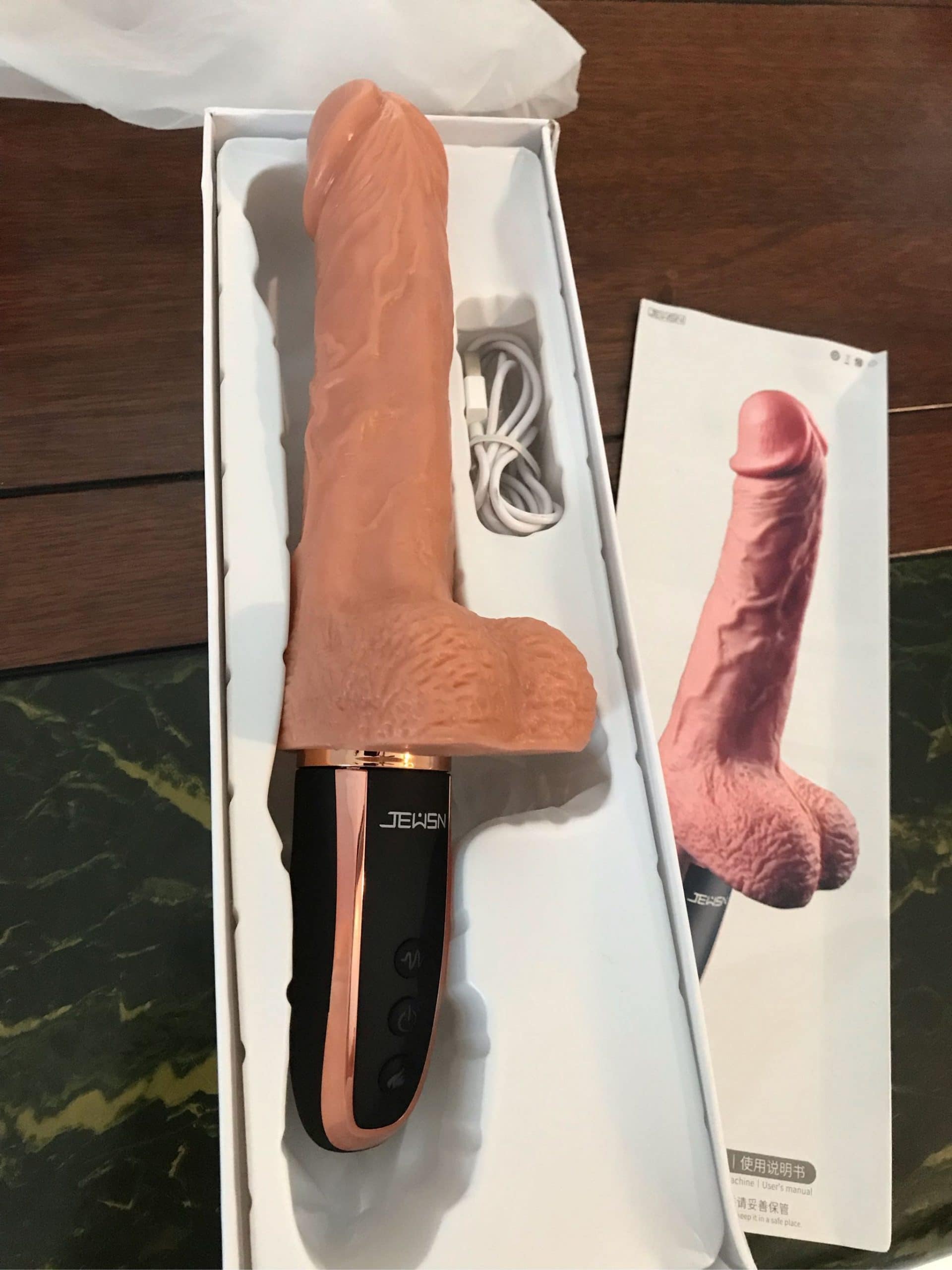 Dildo rung thụt DV44T đa chức năng kích thích G