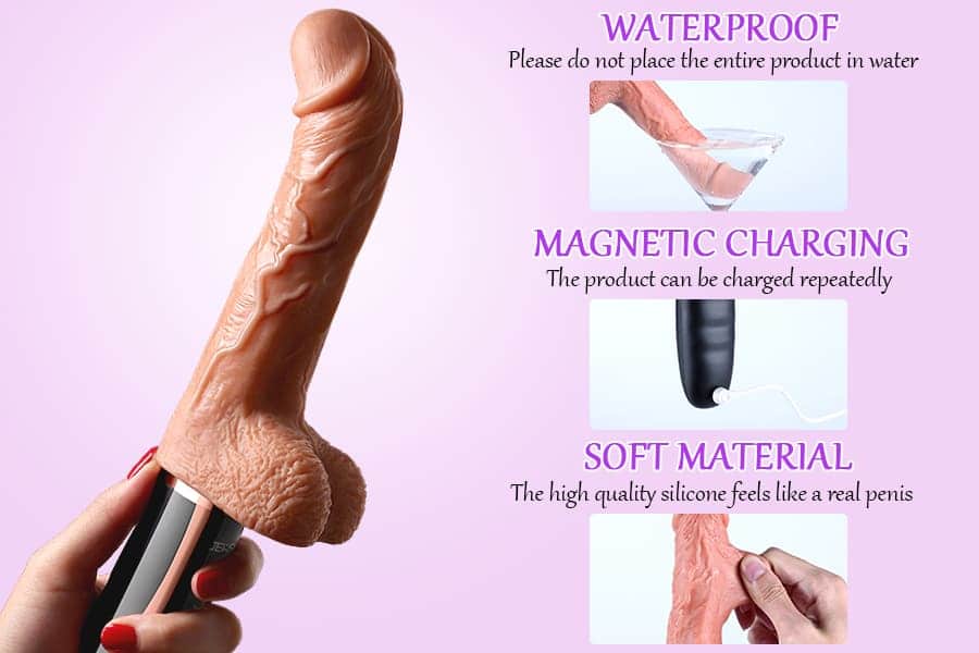 Dildo rung thụt DV44T đa chức năng kích thích G
