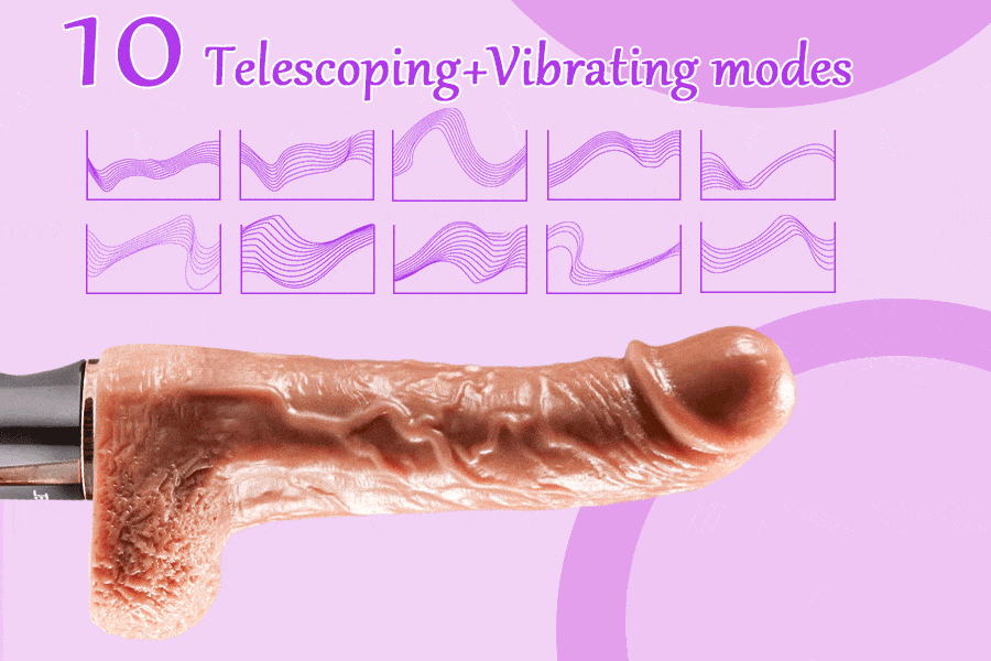 Dildo rung thụt DV44T đa chức năng kích thích G