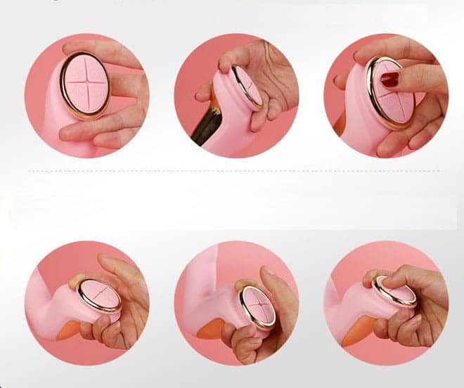 MS42C Máy rung điểm G silicon kích thích âm đạo cực phê